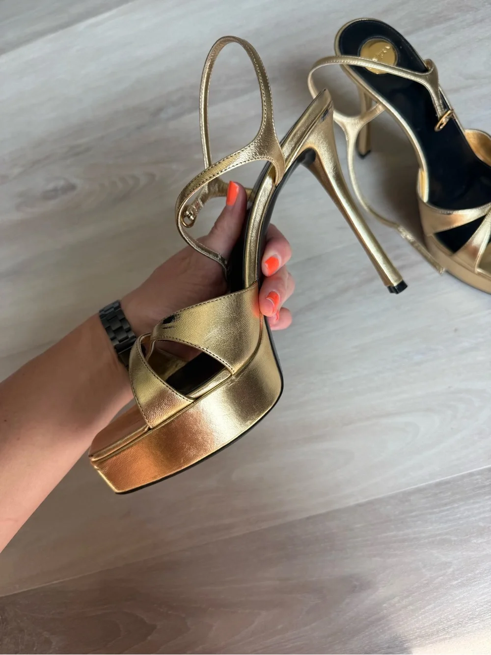 Saint Laurent Debbie Platform Sandal